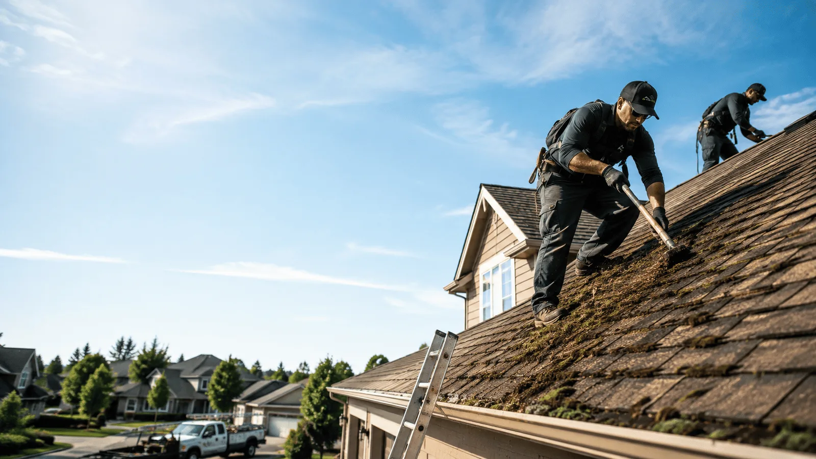 Roof Moss Removal in Bowlegs, OK near me